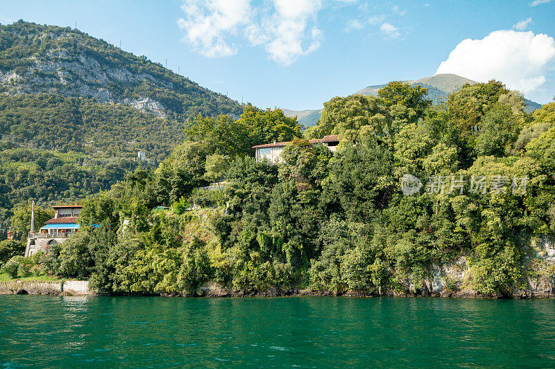 意大利伦巴第科莫湖上的Isola Comacina